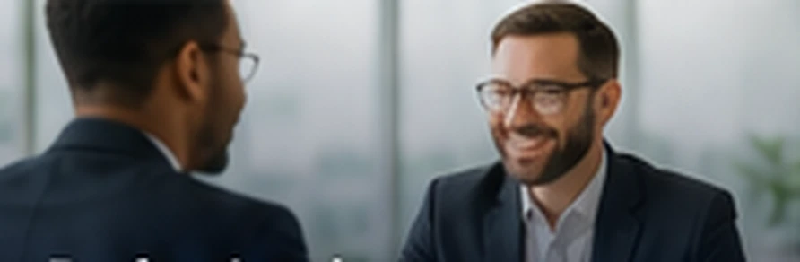 Professionals collaborating in a bright workplace, illustrative